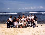 Group photo at Pantai Kukup
